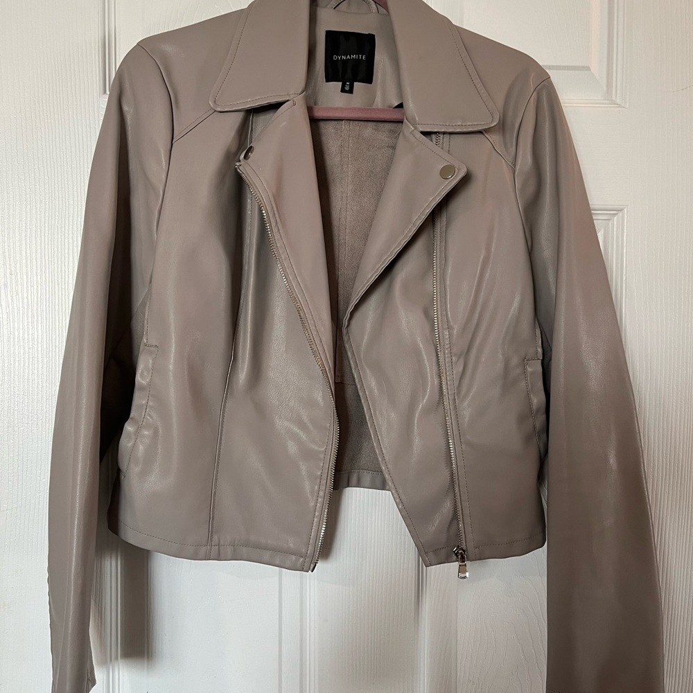 Dynamite Women's Light Mauve/Grey Jacket - Picture 4 of 5